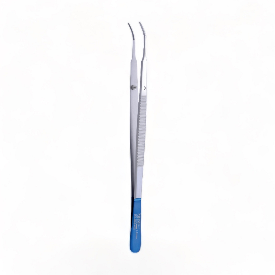 Gerald micro pincet gebogen 1,2 mm