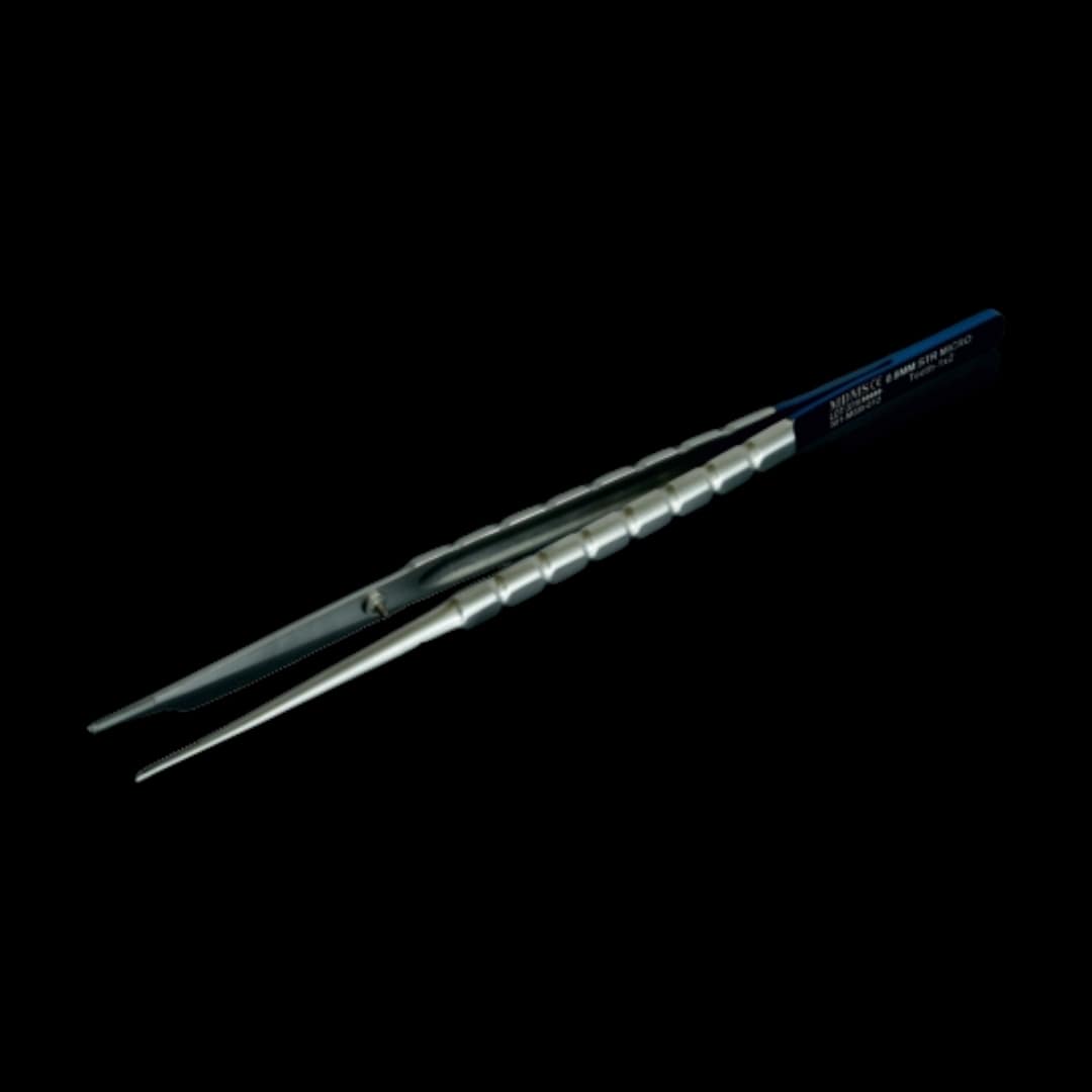 Anatomisch micro pincet 1×2 tand recht 0,8 mm – 18 cm