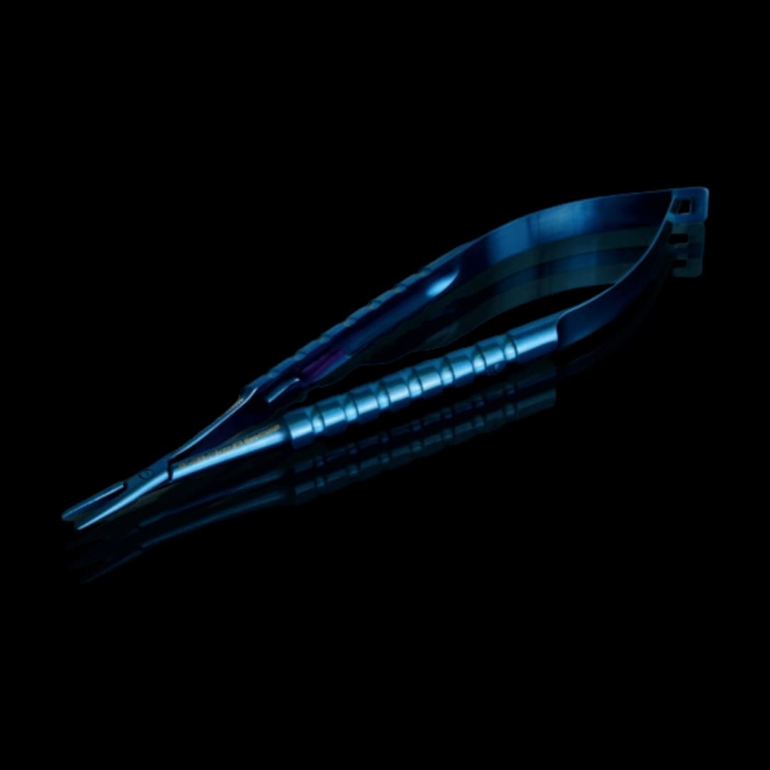 Titanium micro naaldvoerder Castroviejo recht – 1 mm