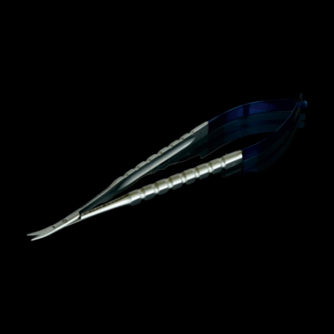 Micro weefselschaar gebogen – 15 cm